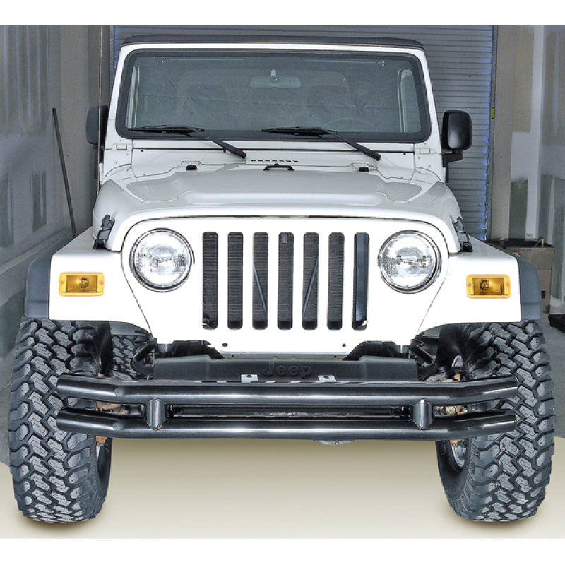 Load image into Gallery viewer, Rugged Ridge 3in Double Tube Bumper 76-06 Jeep CJ / Jeep Wrangler
