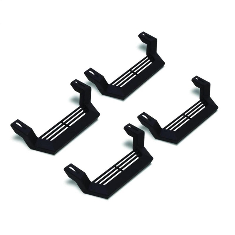 Load image into Gallery viewer, Rampage 1999-2019 Jeep Rock Rail Short Step Universal 4 Piece Set - Black
