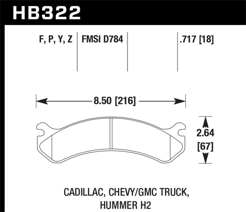 Load image into Gallery viewer, Hawk Chevy / GMC Truck / Hummer Super Duty Street Front Brake Pads
