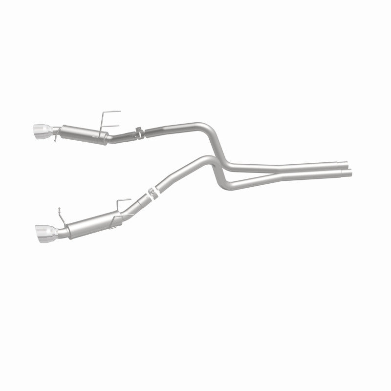 Load image into Gallery viewer, Magnaflow 2014 Ford Mustang V6 3.7L Comp Series Dual Split Rear Polished Stainless C/B Perf Exhaust
