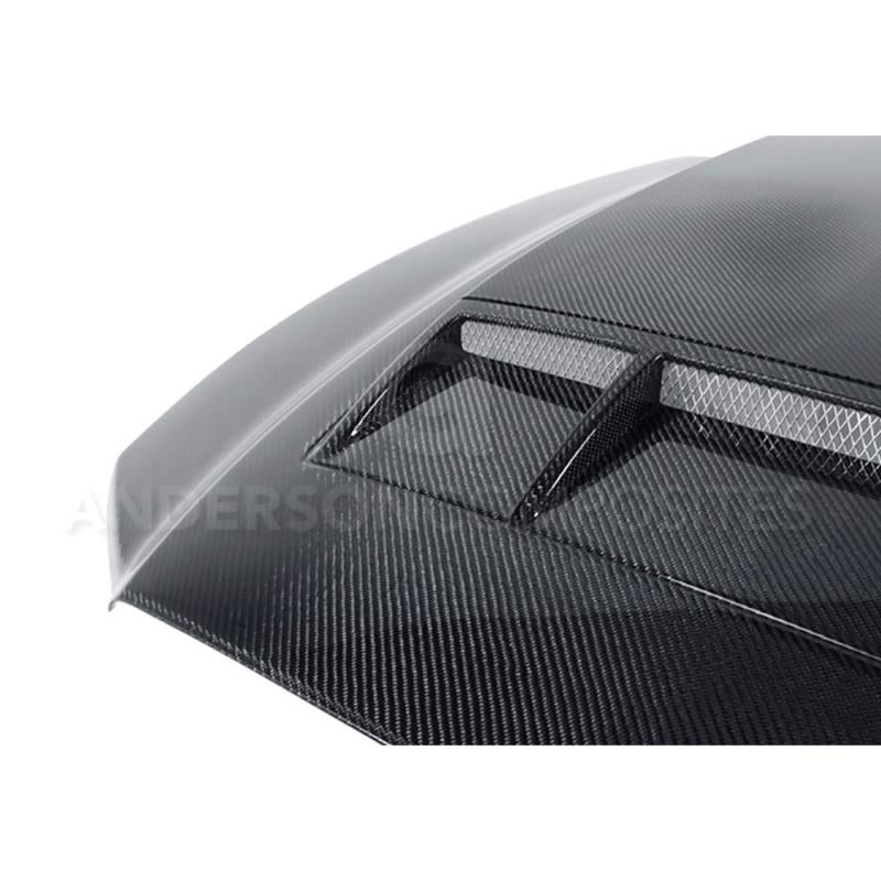 Load image into Gallery viewer, Anderson Composites 10-14 Ford Mustang/Shelby GT500 and 2013-2014 GT/V6 Ram Air Type-CR Hood
