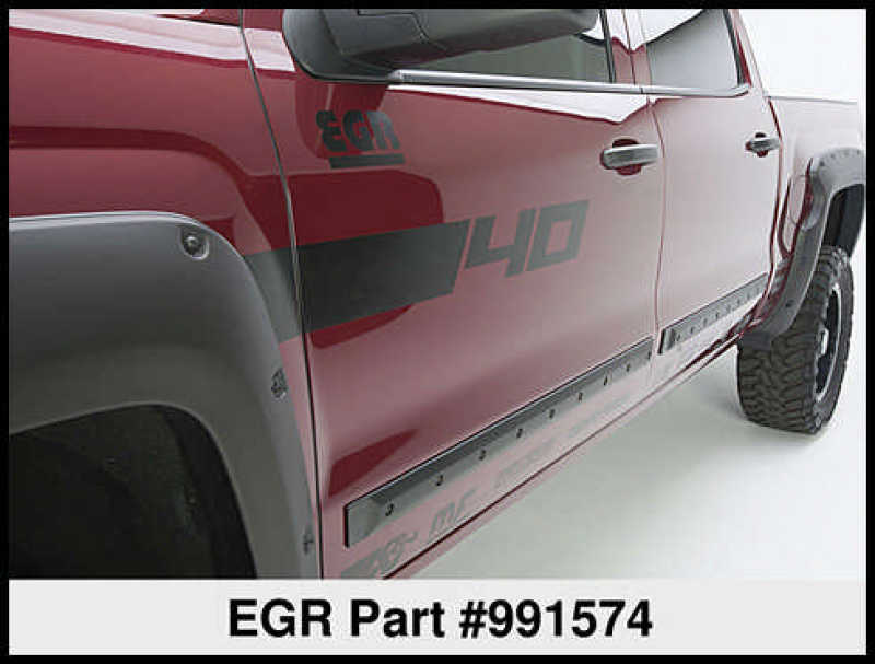 Load image into Gallery viewer, EGR Double Cab Front 41.5in Rear 28in Bolt-On Look Body Side Moldings (991574)
