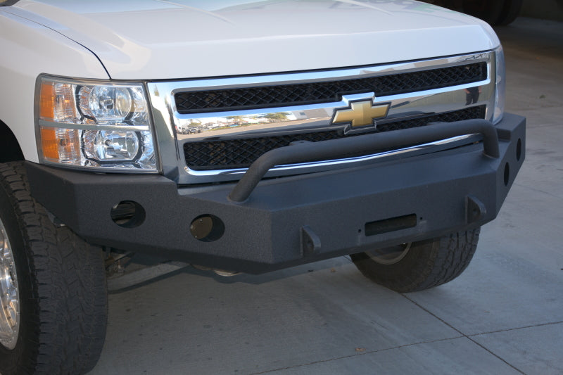 Load image into Gallery viewer, DV8 Offroad 07-13 Chevrolet Silverado 1500 Front Bumper - Black Powdercoat

