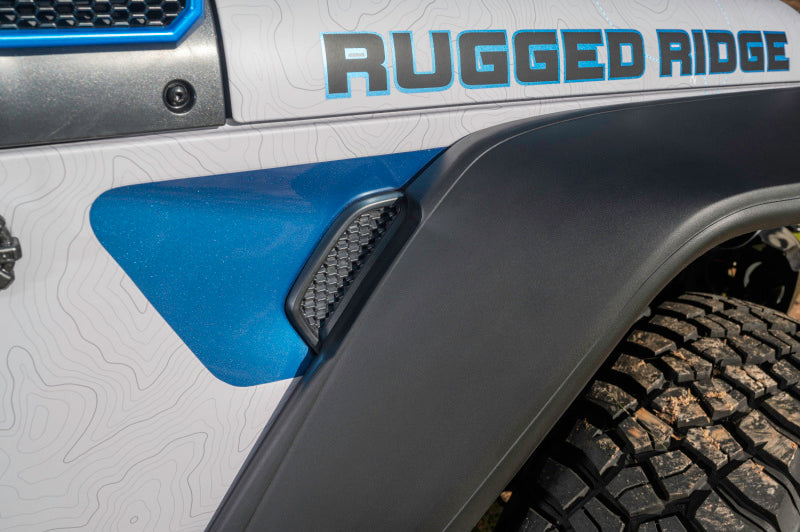 Load image into Gallery viewer, Rugged Ridge Max Terrain Fender Flare Set F &amp; R 18-22 Jeep Wrangler JL
