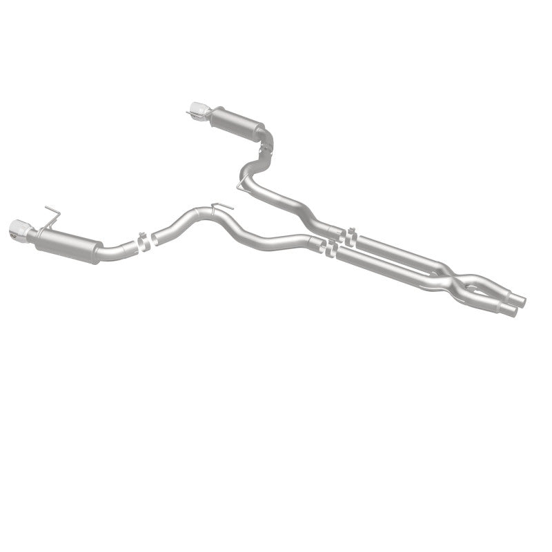 Load image into Gallery viewer, MagnaFlow Cat Back, SS, 3in, Competition, Dual Split Polished 4.5in Tips 2015 Ford Mustang GT V8 5.0
