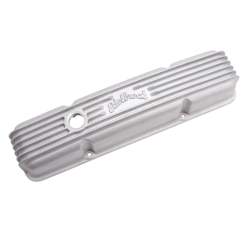 Load image into Gallery viewer, Edelbrock Valve Cover Classic Series Chevrolet 1959-1986 262-400 CI V8 w/ Oil Fill Hole Satin
