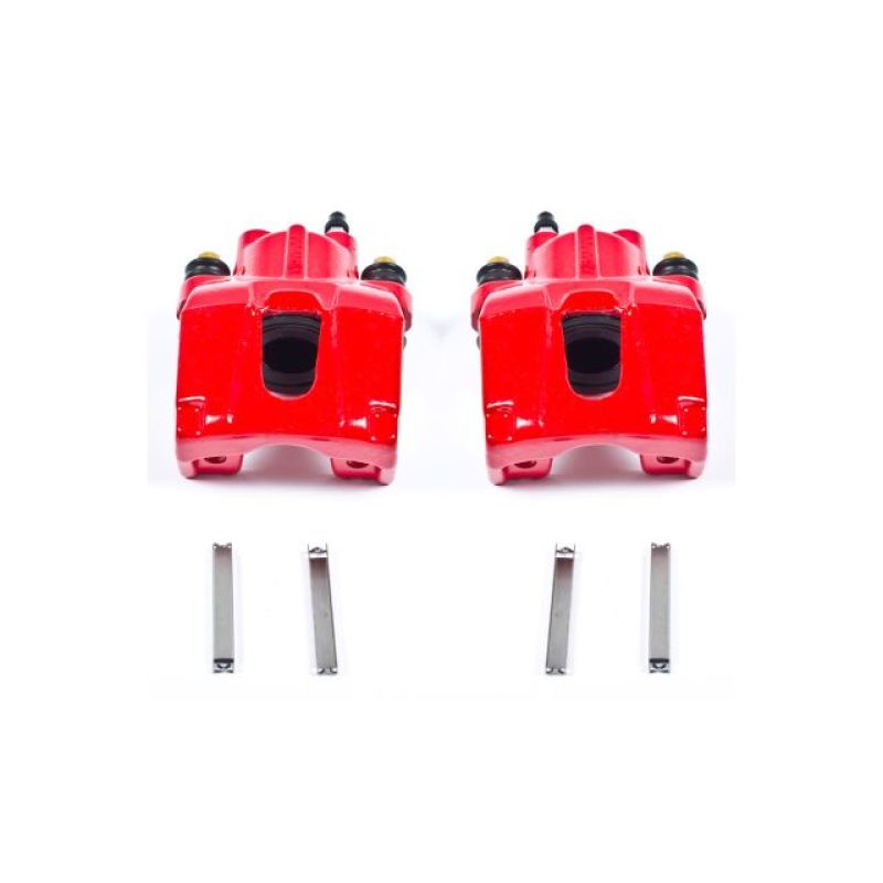 Load image into Gallery viewer, Power Stop 06-10 Jeep Commander Rear Red Calipers w/o Brackets - Pair
