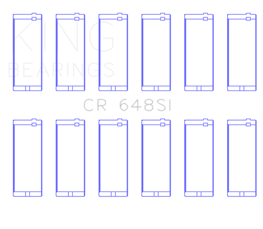 King Engine Bearings Jeep 232CI/242CI/248CI / Rambler 232CI (Size .030) Connecting Rod Bearing Set