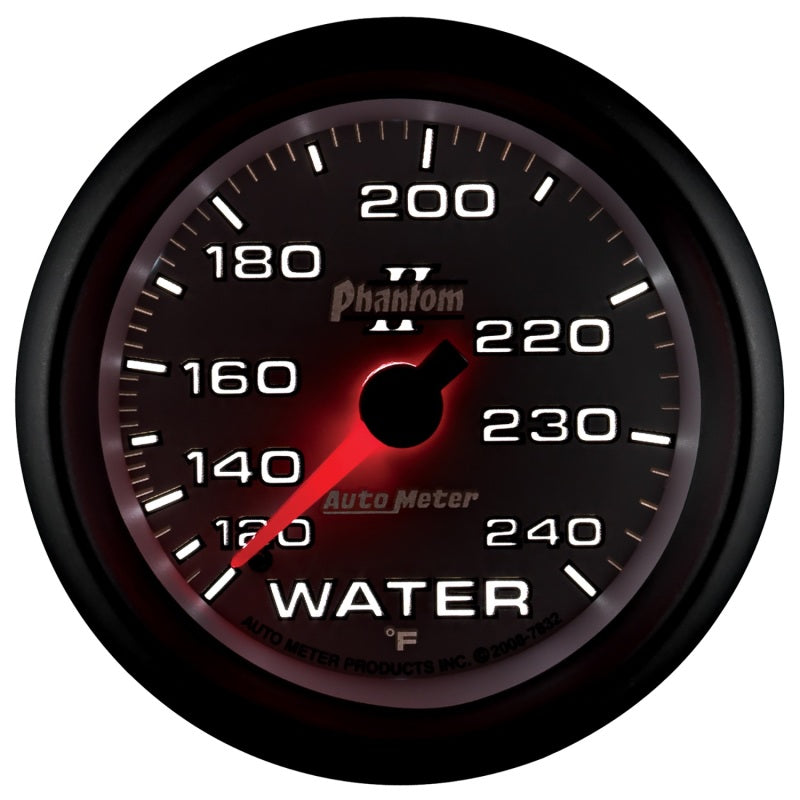 Load image into Gallery viewer, Autometer Phantom II 2-5/8in 120-240 Degree F Mechanical Water Gauge
