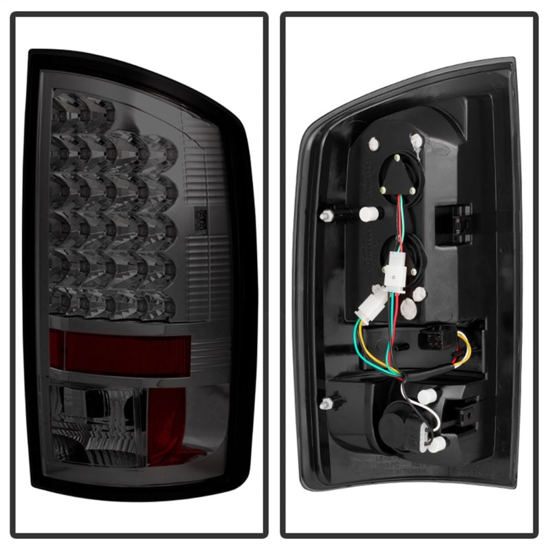 Load image into Gallery viewer, Spyder Dodge Ram 02-06 1500/Ram 2500/3500 03-06 LED Style Tail Lights Smoke ALT-YD-DRAM02-LED-SM
