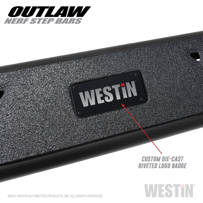 Load image into Gallery viewer, Westin 2020 Jeep Gladiator Outlaw Nerf Step Bars - Textured Black
