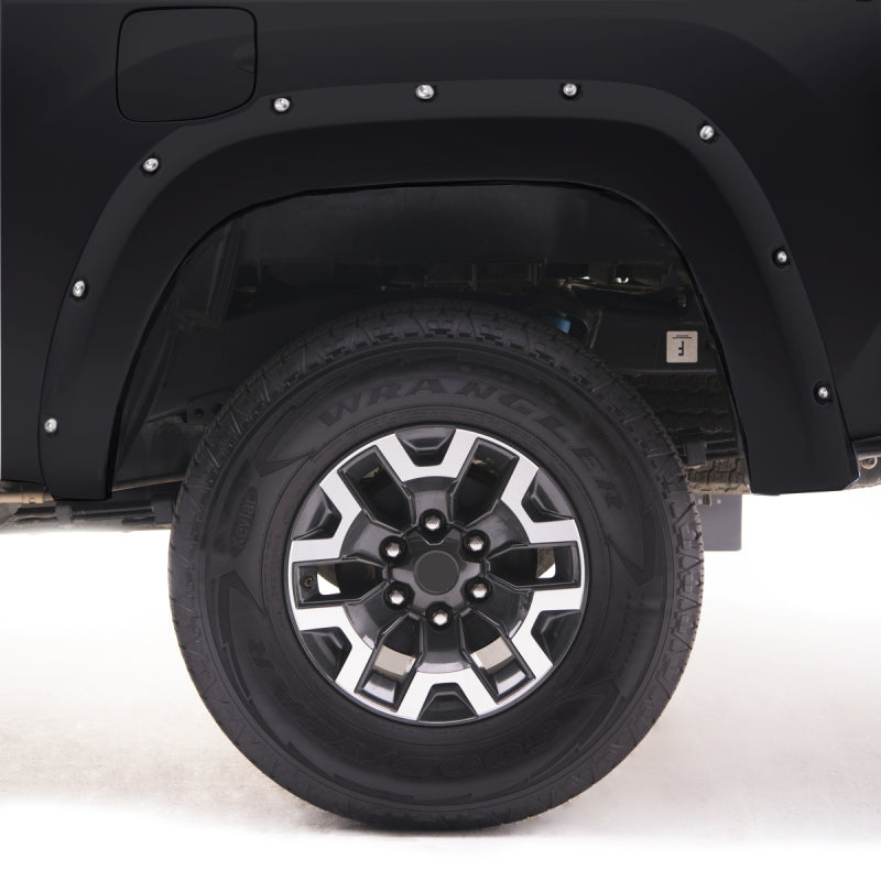 Load image into Gallery viewer, EGR 16+ Nissan Titan XD Bolt-On Look Color Match Fender Flares - Set - Black Metallic
