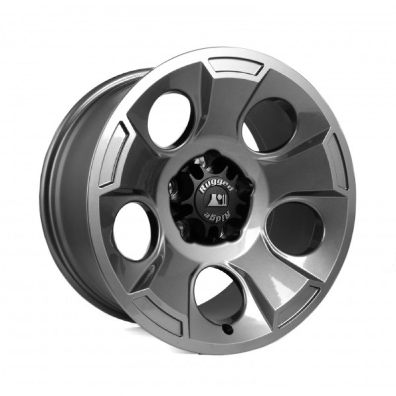 Load image into Gallery viewer, Rugged Ridge Drakon Wheel 17X9 Gun Metal 07-20 Jeep Wrangler JK/JL
