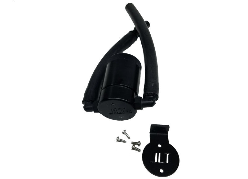 Load image into Gallery viewer, J&amp;L 99-04 Ford Lightning Driver Side Oil Separator 3.0 - Black Anodized
