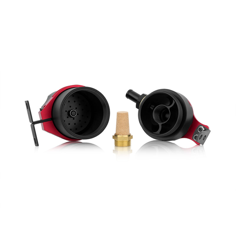 Load image into Gallery viewer, Mishimoto Universal Baffled Oil Catch Can - Red

