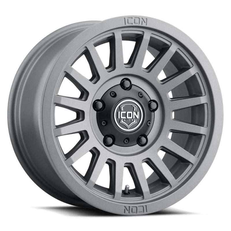 Load image into Gallery viewer, ICON Recon SLX 18x9 5x5.5 BP 0mm Offset 5in BS 77.9mm Hub Bore Charcoal Wheel
