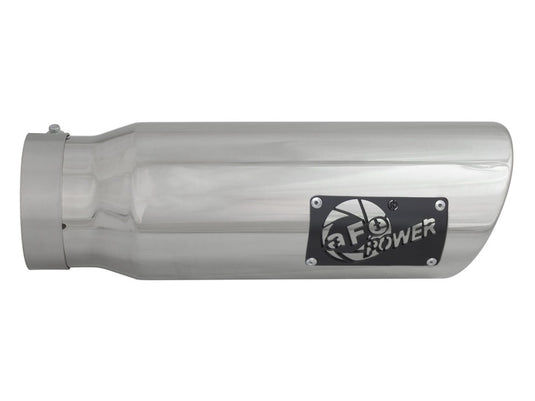 aFe Diesel Exhaust Tip Bolt On Polished 4in Inlet x 5in Outlet x 15in