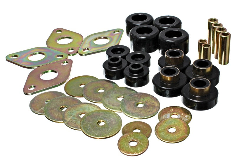Load image into Gallery viewer, Energy Suspension Body Mount Set-Reg Access &amp; Dbl Cab - Black
