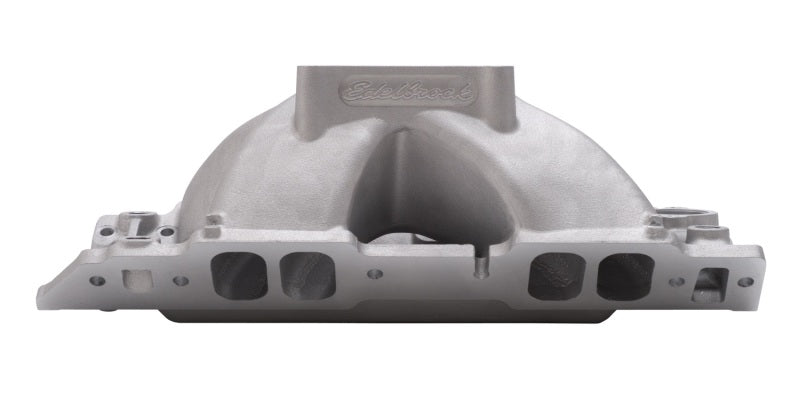 Load image into Gallery viewer, Edelbrock Manifold BBC Short Deck Super Victor 565 Conventional Rect Port Heads
