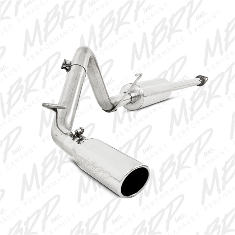 Load image into Gallery viewer, MBRP 05-13 Toyota Tacoma 4.0L EC/CC Cat Back Single Exit Aluminized Exhaust
