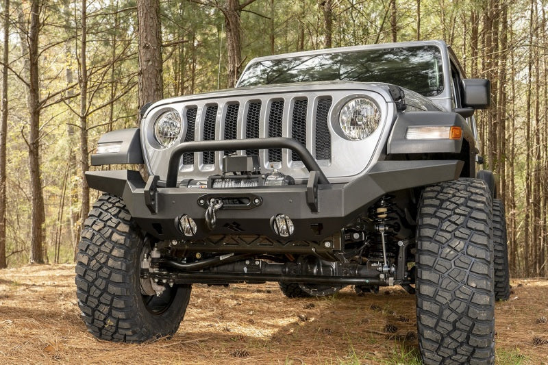 Load image into Gallery viewer, Rugged Ridge HD Bumper Full Width Front 07-18 Jeep Wrangler JK 18-20 Jeep Wrangler JL 2020 JT
