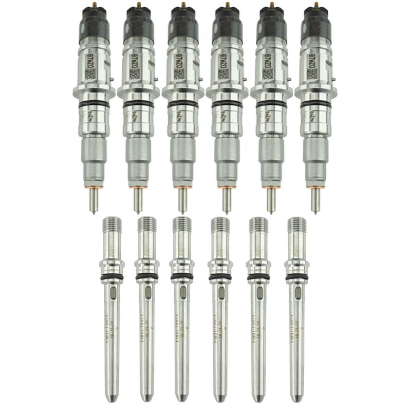 Load image into Gallery viewer, Industrial Injection 13-18 Dodge Cummins 6.7L Reman Stock Injector w/Connecting Tubes
