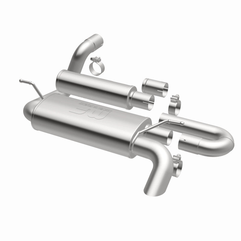 Load image into Gallery viewer, MagnaFlow 18-23 Jeep Wrangler JL 2.0L/3.6L Overland Series Axle-Back Exhaust
