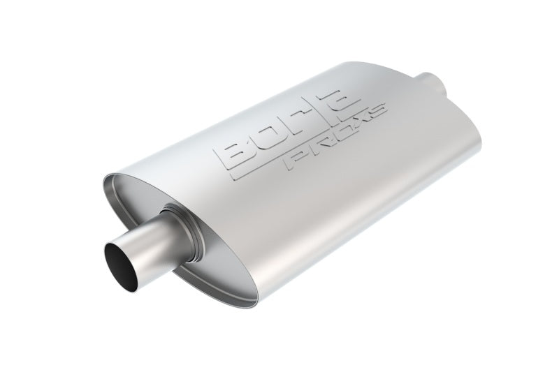 Load image into Gallery viewer, Borla Pro-XS 2inch, 2inch, 14inch x 9-1/2inch x 4inch Oval Cen/Cen w/o Notch Turbo Muffler
