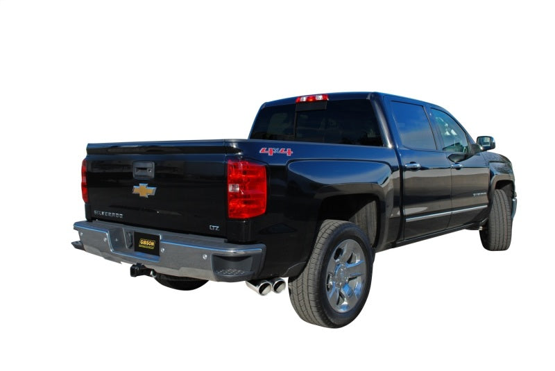 Load image into Gallery viewer, Gibson 14-18 Chevrolet Silverado 1500 LTZ 6.2L 3.5in/2.25in Cat-Back Dual Sport Exhaust - Stainless
