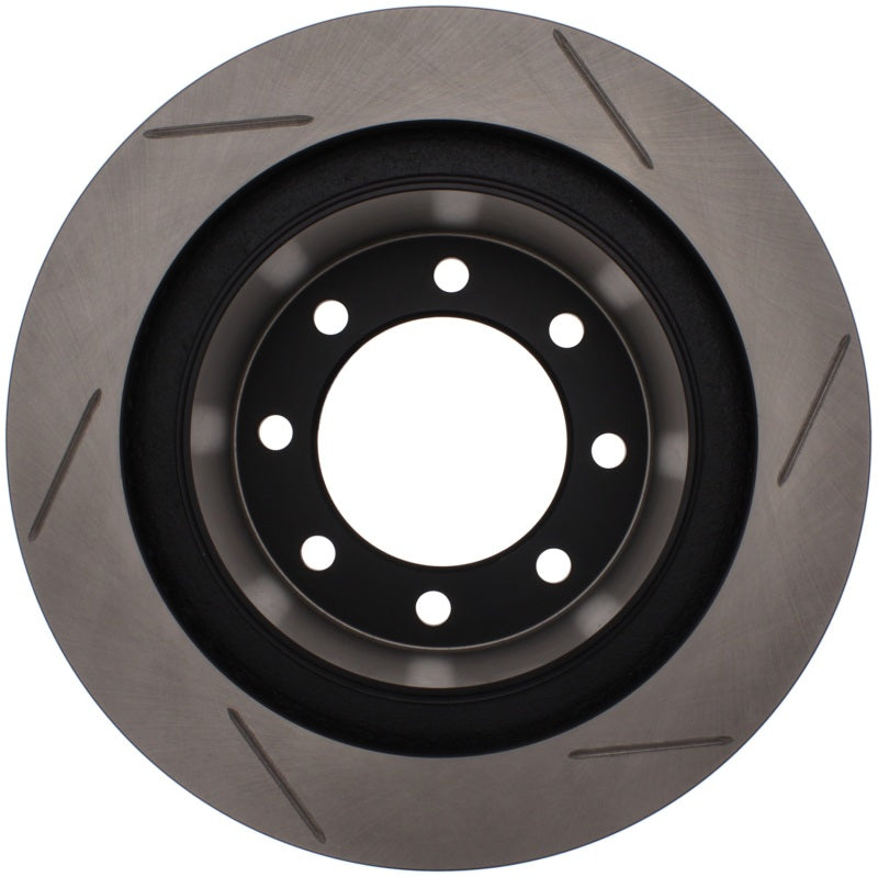 Load image into Gallery viewer, StopTech Power Slot 06-08 Dodge Ram 1500/03-08 Ram 2500/3500 All 2wd/4wd Rear Right Slotted Rotor
