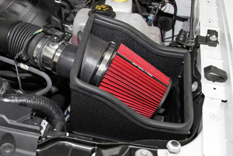 Load image into Gallery viewer, Spectre 12-14 Ford F150 V6-3.5L F/I Air Intake Kit - Polished w/Red Filter
