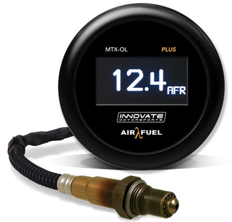 Load image into Gallery viewer, Innovate MTX-OL PLUS Wideband Digital Air/Fuel Ratio OLED Gauge Kit 3ft w/O2 Sensor
