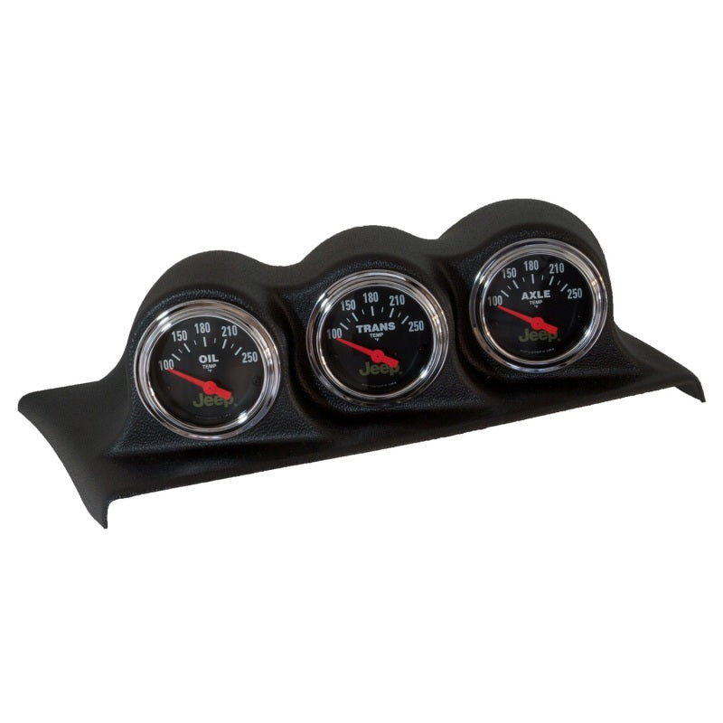 Load image into Gallery viewer, Autometer 07-10 Wrangler JK 2.0625in Triple Direct Fit Dash Pod
