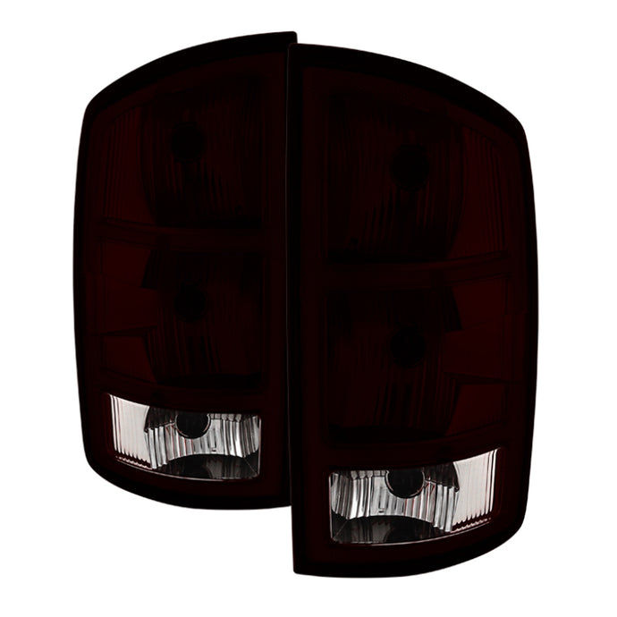 xTune Dodge Ram 1500 02-06 / Ram 2500 3500 03-06 OEM Style Tail Lights Red Smoked ALT-JH-DR02-OE-RSM