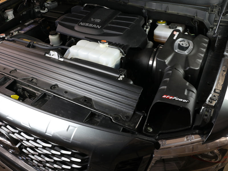Load image into Gallery viewer, aFe Momentum GT Dynamic Air Scoop 17-19 Nissan Titan XD V8-5.6L
