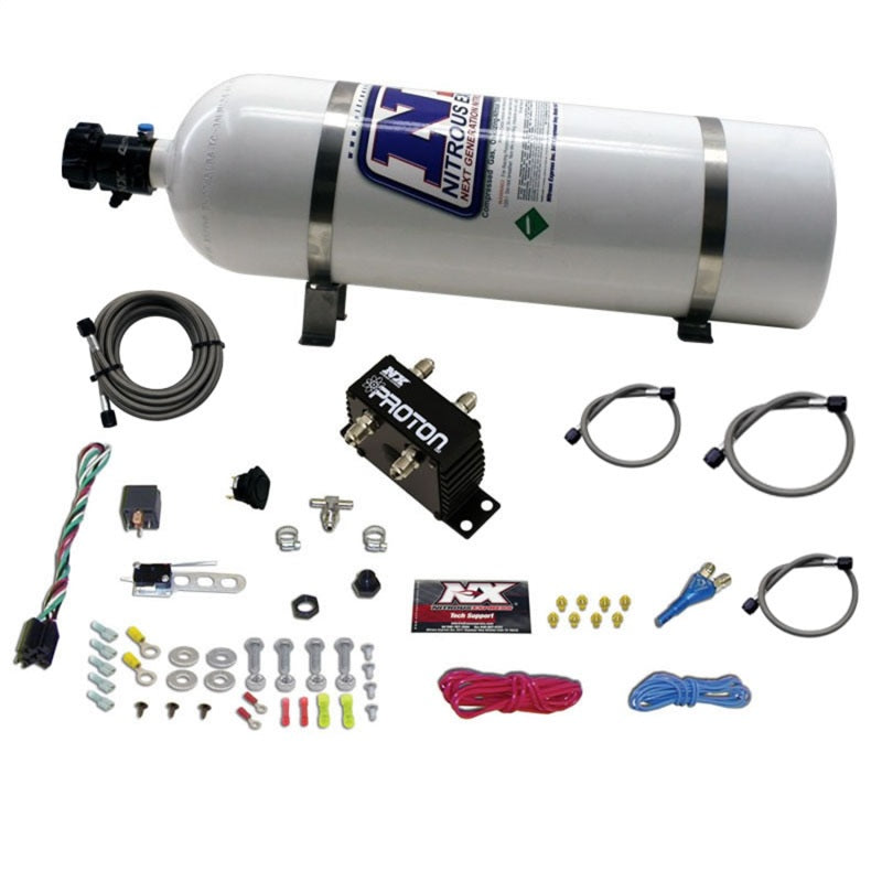 Load image into Gallery viewer, Nitrous Express Proton Plus Nitrous Kit w/15lb Bottle

