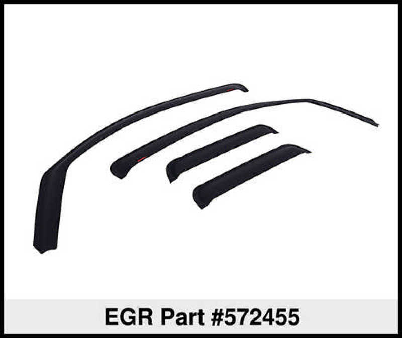 Load image into Gallery viewer, EGR 02-08 Dodge F/S Pickup Quad Cab In-Channel Window Visors - Set of 4 - Matte
