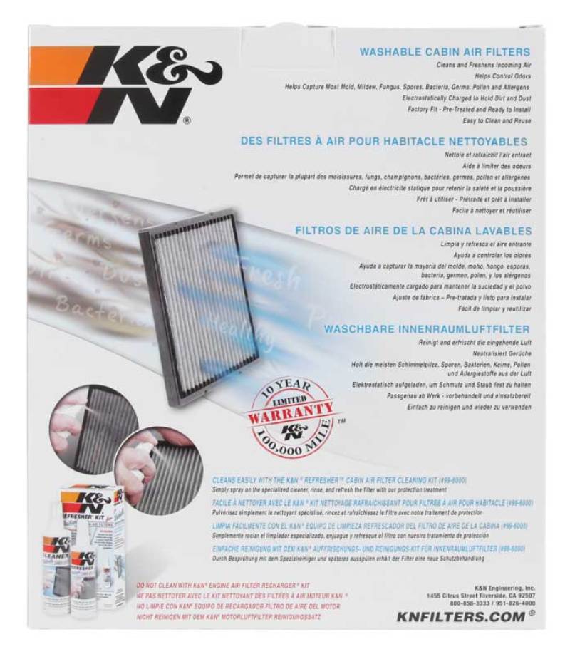 Load image into Gallery viewer, K&amp;N Replacement Cabin Air Filter
