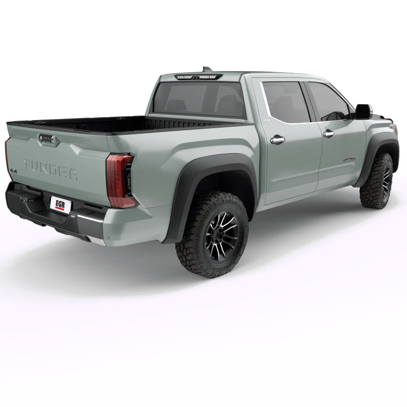 Load image into Gallery viewer, EGR 22-23 Toyota Tundra 4DR 66.7in Bed Rugged Look Fender Flares (Set of 4) - Smooth Matte Finish
