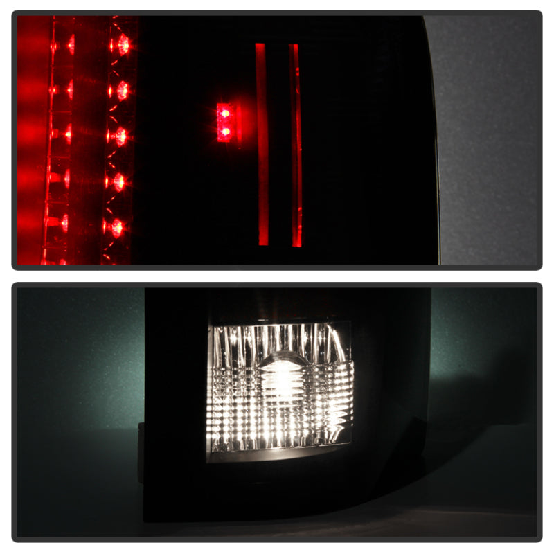 Load image into Gallery viewer, Spyder Chevy Silverado 07-13 LED Tail Lights Blk ALT-YD-CS07-LED-BK
