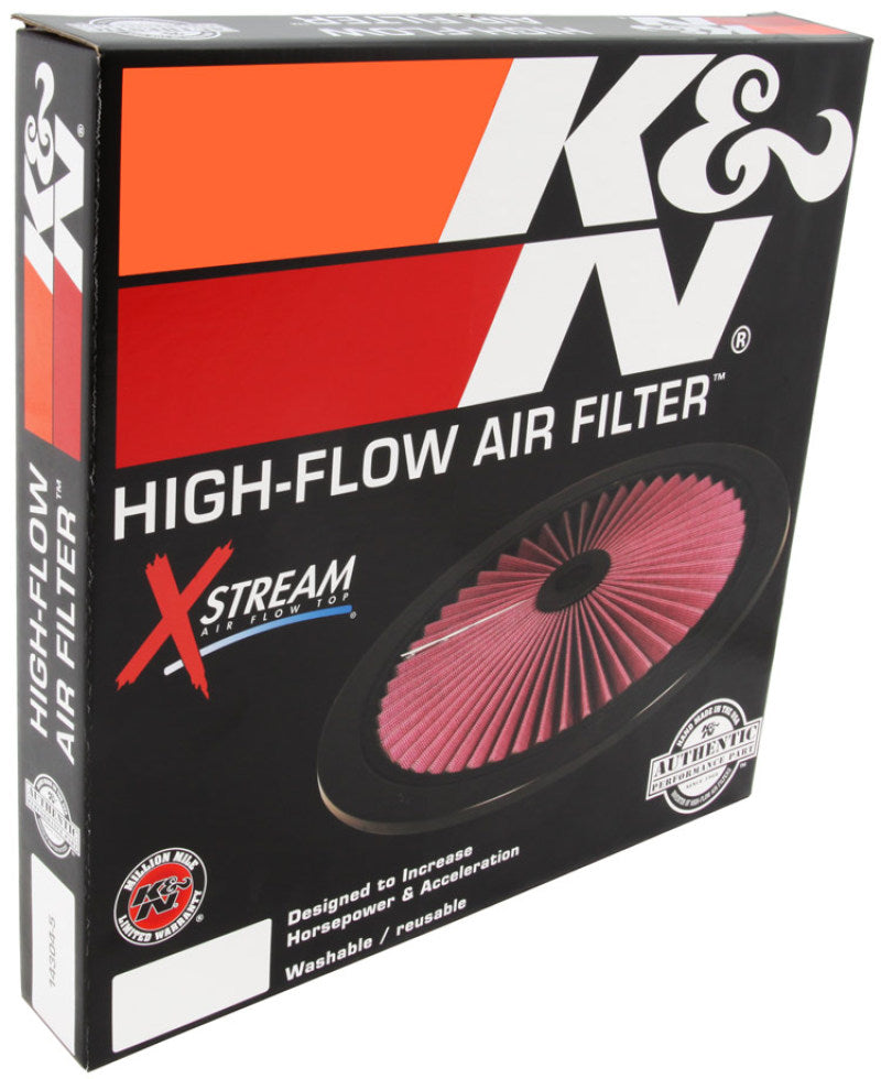 Load image into Gallery viewer, K&amp;N X-Stream Top Filter X-Stream 14in OD - Red
