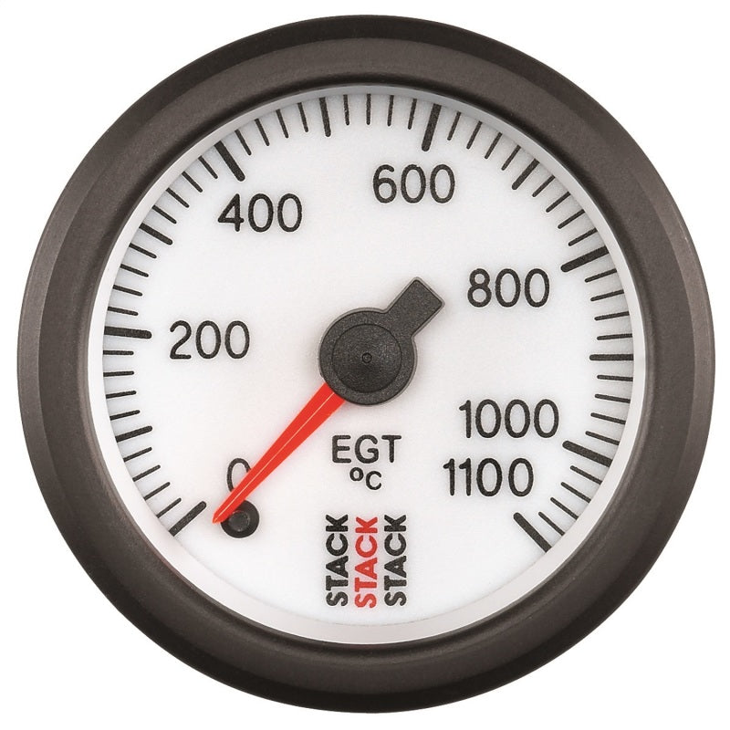 Load image into Gallery viewer, Autometer Stack 52mm 0-1100 Deg C Pro Stepper Motor Exhaust Gas Temp Gauge - White
