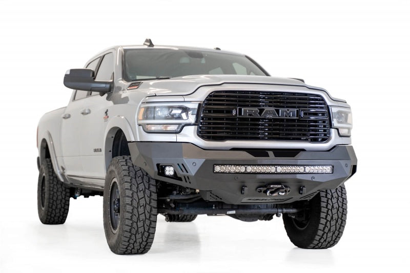 Load image into Gallery viewer, Addictive Desert Designs 19-20 RAM 2500/3500 Hammer Black Stealth Fighter Front Bumper
