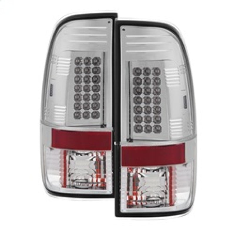 Load image into Gallery viewer, Spyder Ford F150 side 97-03/F250/350/450 Super Duty 99-07 LED Tail Lights Chrm ALT-YD-FF15097-LED-C
