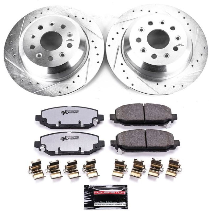 Load image into Gallery viewer, Power Stop 18-19 Jeep Wrangler Rear Z36 Truck &amp; Tow Brake Kit
