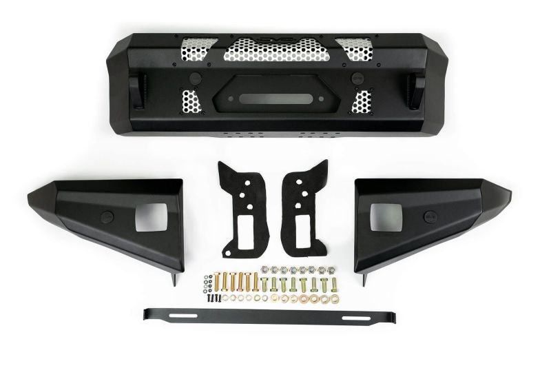 Load image into Gallery viewer, DV8 Offroad 2021+ Ford Bronco Front Bumper Winch Capable w/ Optional Bull Bar/Aux Light Opening
