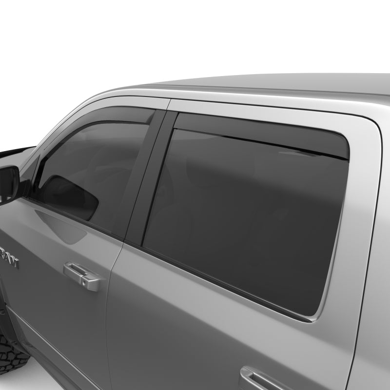 Load image into Gallery viewer, EGR 09-13 Dodge Ram 1500/2500/3500 Crew Cab In-Channel Window Visors - Set of 4 - Matte (572755)
