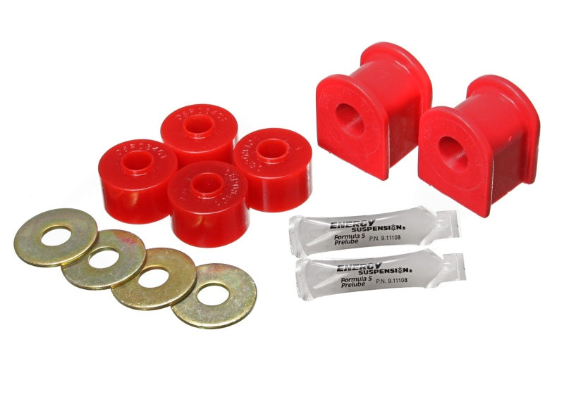 Load image into Gallery viewer, Energy Suspension 2005-07 Ford F-250/F-350 SD 2/4WD Front Sway Bar Bushing Set - 13/16inch - Red
