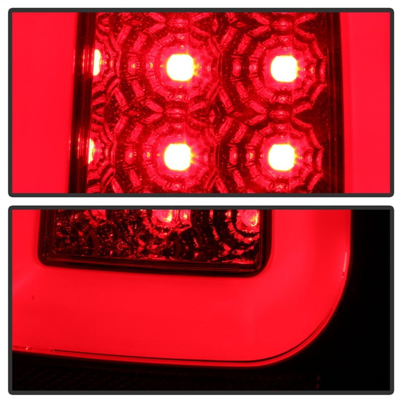 Load image into Gallery viewer, Spyder 97-03 Ford F150 Stylsd. F250 V3 Light Bar LED Tail Lights - Red/Clr ALT-YD-FF15097V3-LBLED-RC
