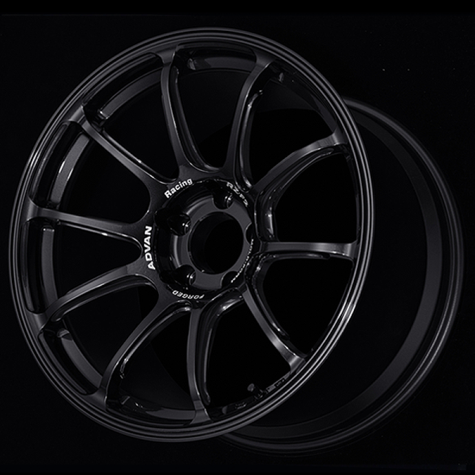 Advan RZ-F2 18x10 +40 5x114.3 Racing Titanium Black Wheel